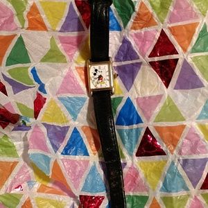 Lorus Quartz Square Face Mickey mouse Wrist watch